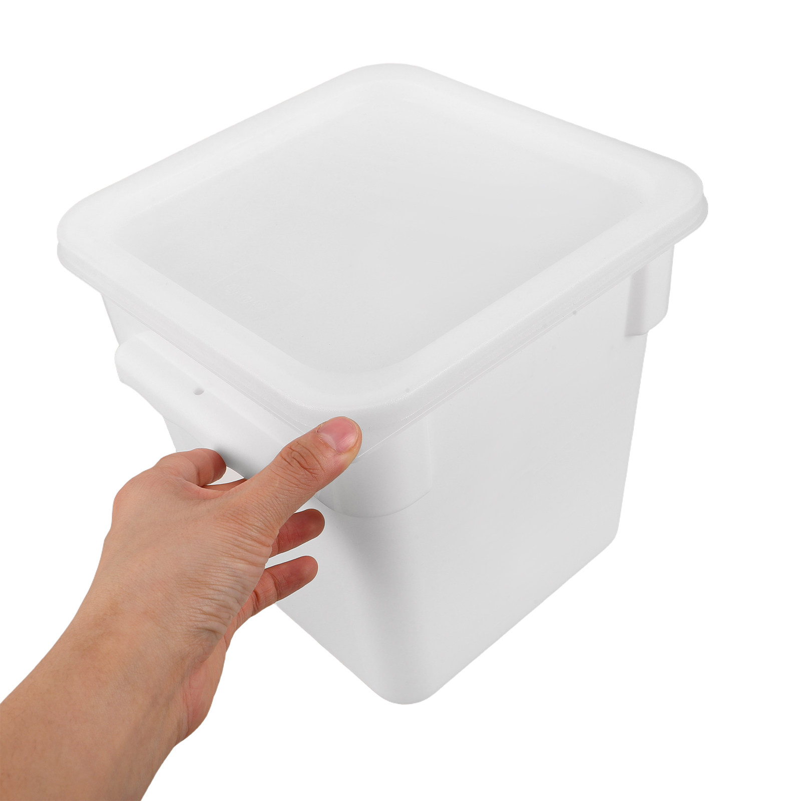 Meal Prep Freezer - 8L Large Square Storage Container Plastic