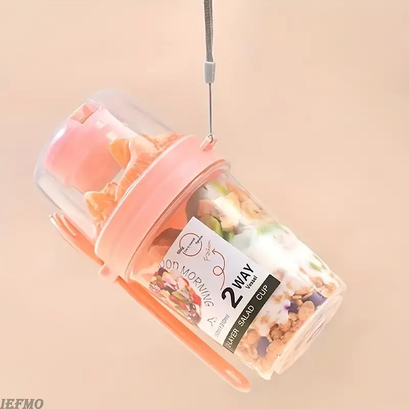 On-the-Go Salad Bowl Set with  - Meal Prep Yogurt Cups recensie en prijs