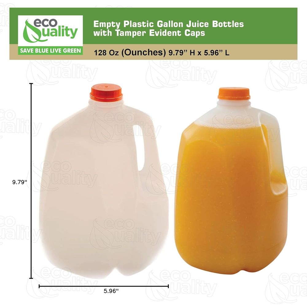 128 oz Gallon Size Plastic Jui - Meal Prep Juice recensie en prijs