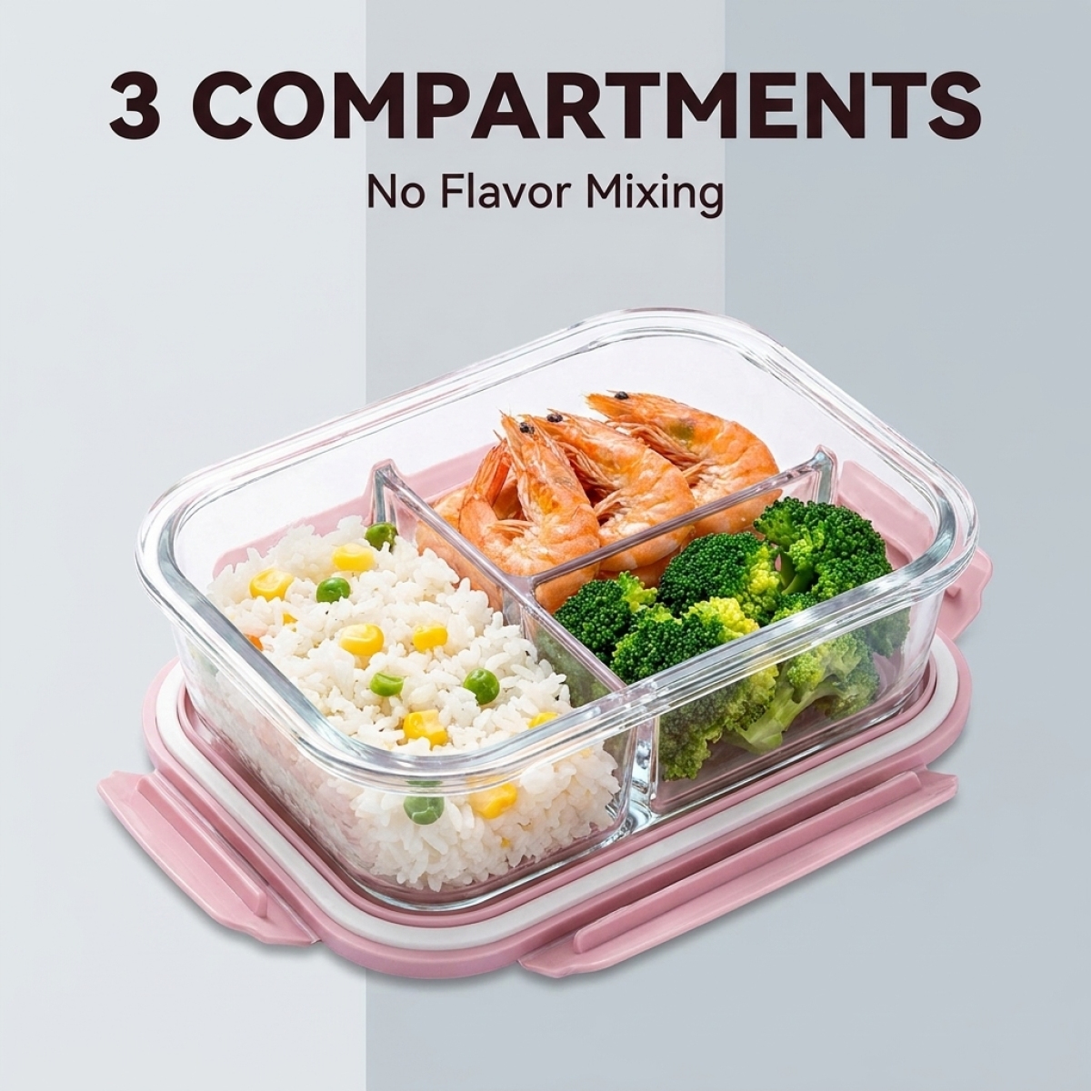 Cute Pink Glass Meal Prep Cont - Meal Prep Glass Containers Oven Safe recensie en prijs
