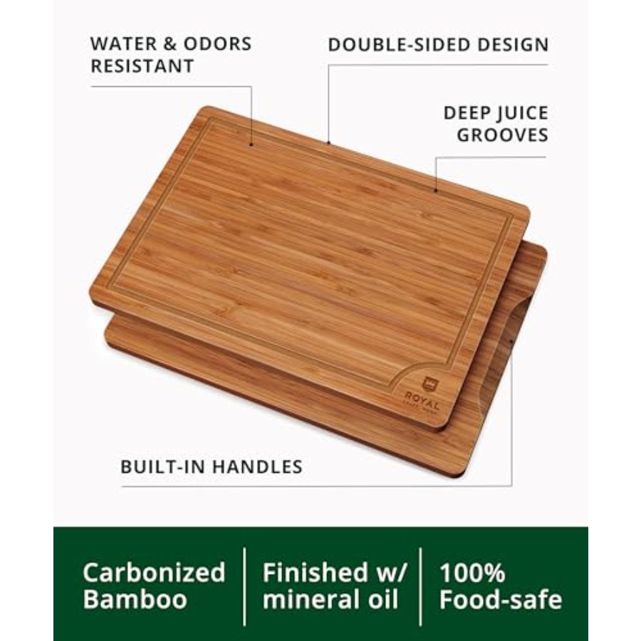 Wooden Cutting Boards for Kitc - Meal Prep Juice recensie en prijs