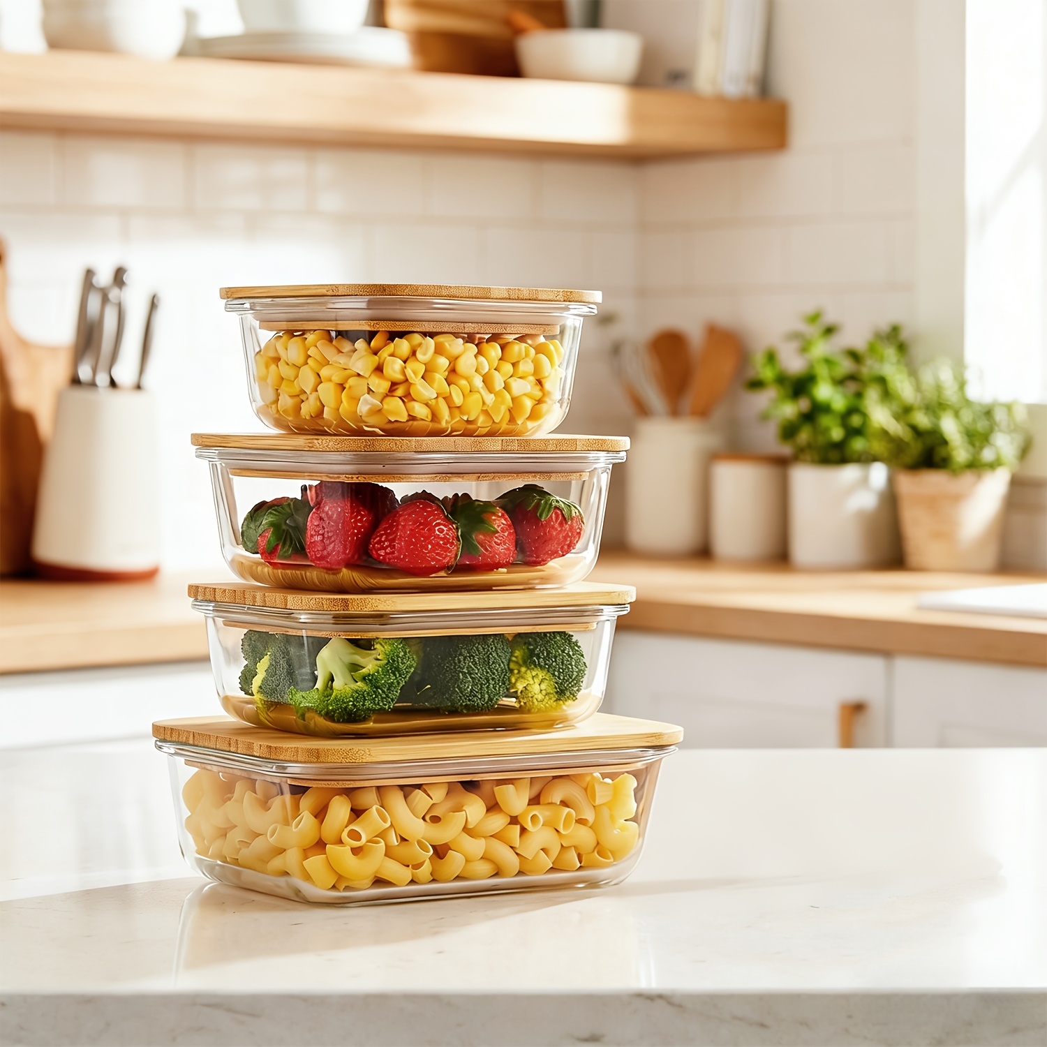 8pcs(4pcs Containers And 4pcs  - Meal Prep Freezer recensie en prijs