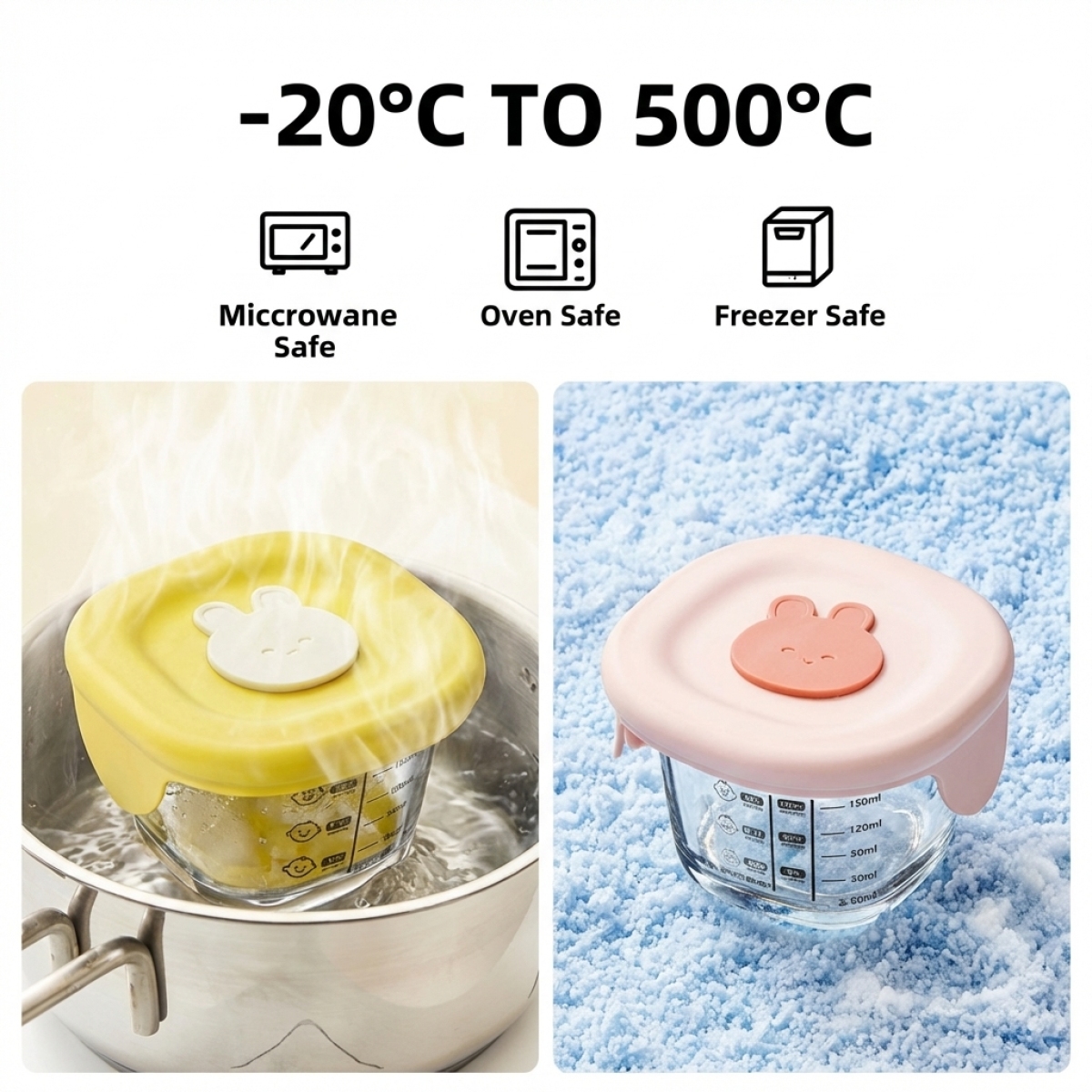 High Borosilicate Glass Food C - Meal Prep Glass Containers Oven Safe recensie en prijs