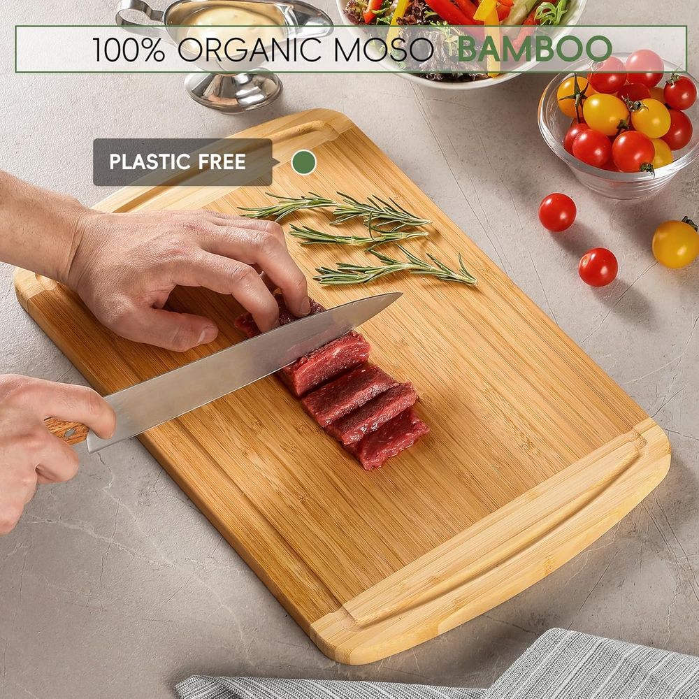 Organic Bamboo Cutting Board S - Meal Prep Juice recensie en prijs