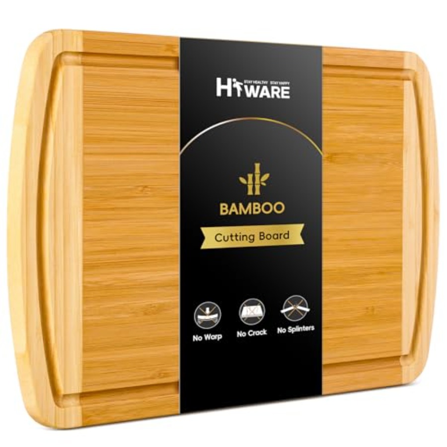 Large Wooden Cutting Board for - Meal Prep Juice recensie en prijs