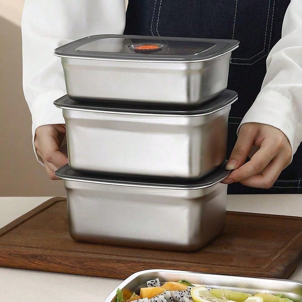 Buy 2 Get 1 Free 3 Pack Stainl - Meal Prep Freezer recensie en prijs