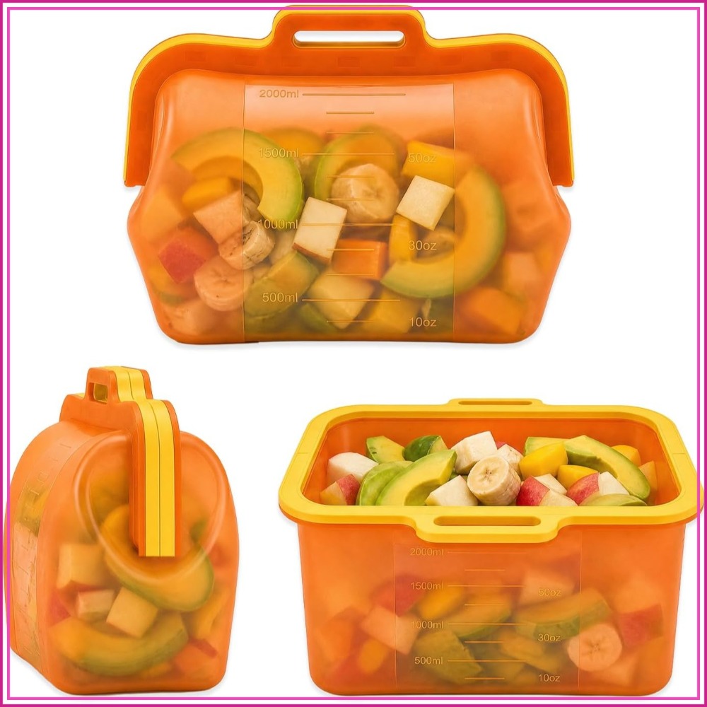 Reusable Silicone Food Storage - Meal Prep Freezer recensie en prijs