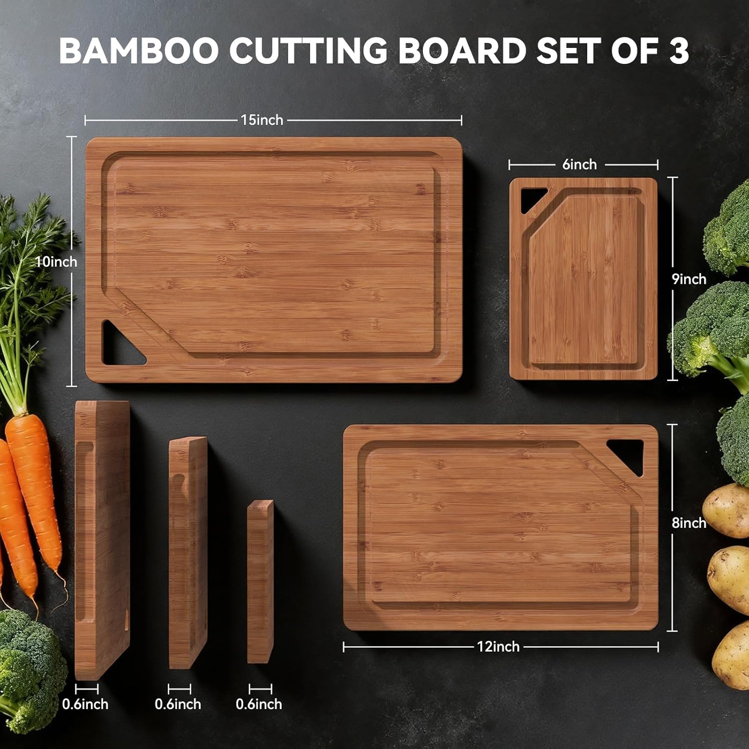 Bamboo Cutting Boards For Kitc - Meal Prep Juice recensie en prijs