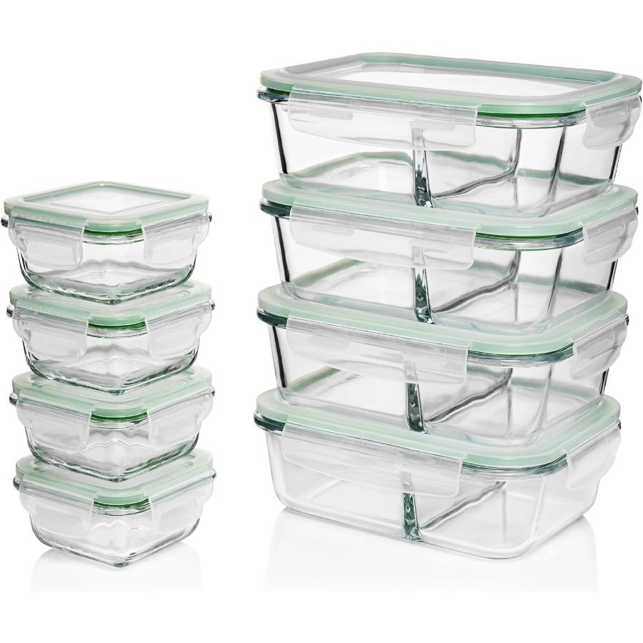 Glass Meal Prep Containers wit - Meal Prep Glass Containers Oven Safe recensie en prijs