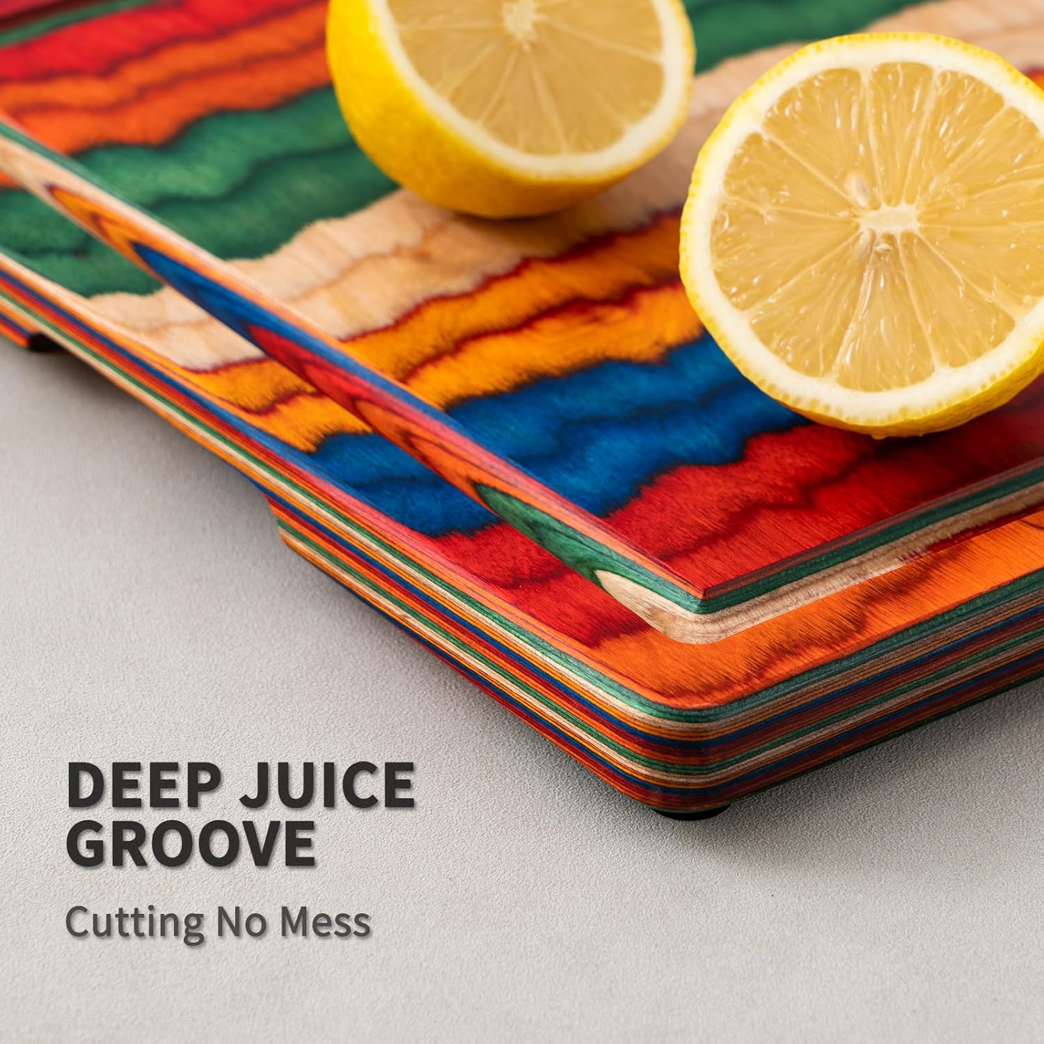 Wooden Cutting Board for Kitch - Meal Prep Juice recensie en prijs
