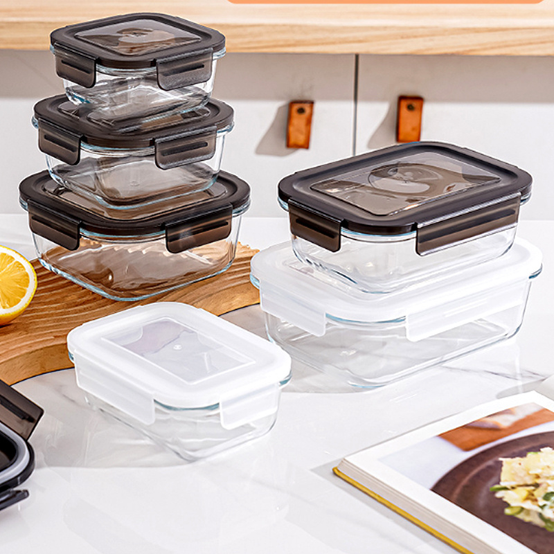 LUSQI Heat Resistant Glass Lun - Meal Prep Glass Containers Oven Safe recensie en prijs