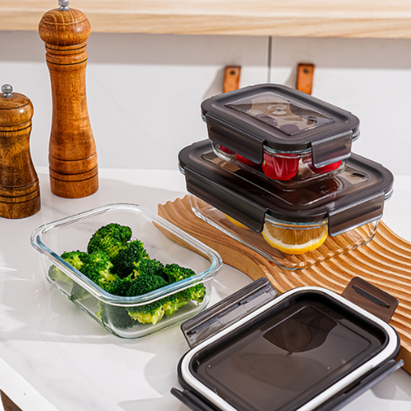 LUSQI Heat Resistant Glass Lun - Meal Prep Glass Containers Oven Safe recensie en prijs