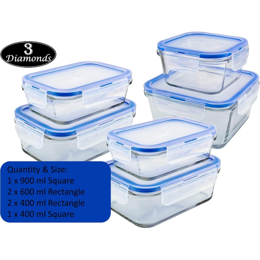 Glass Containers BPA-Free Lock - Meal Prep Freezer recensie en prijs