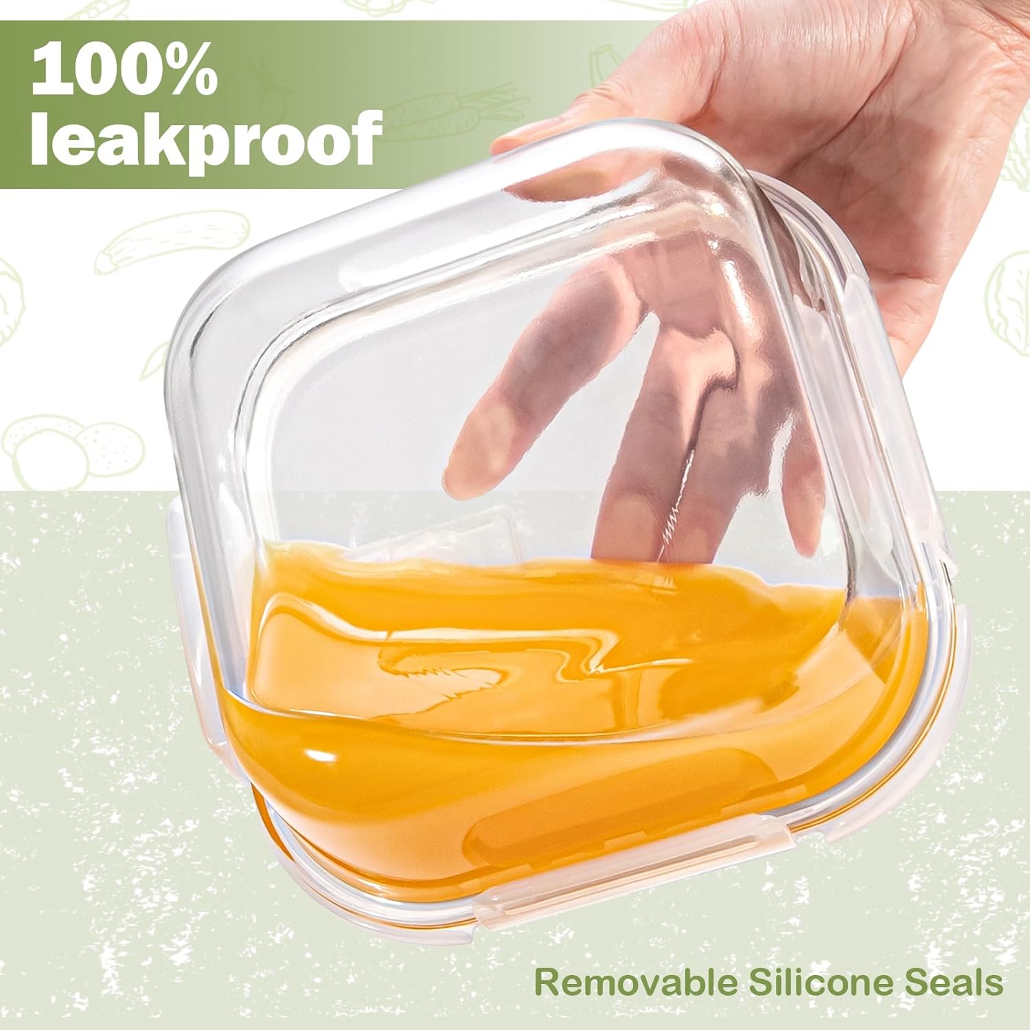 Square Glass Containers with L - Meal Prep Yogurt Cups recensie en prijs