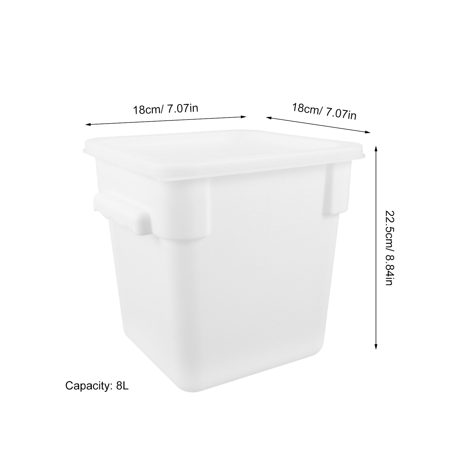 8L Large Square Storage Contai - Meal Prep Freezer recensie en prijs