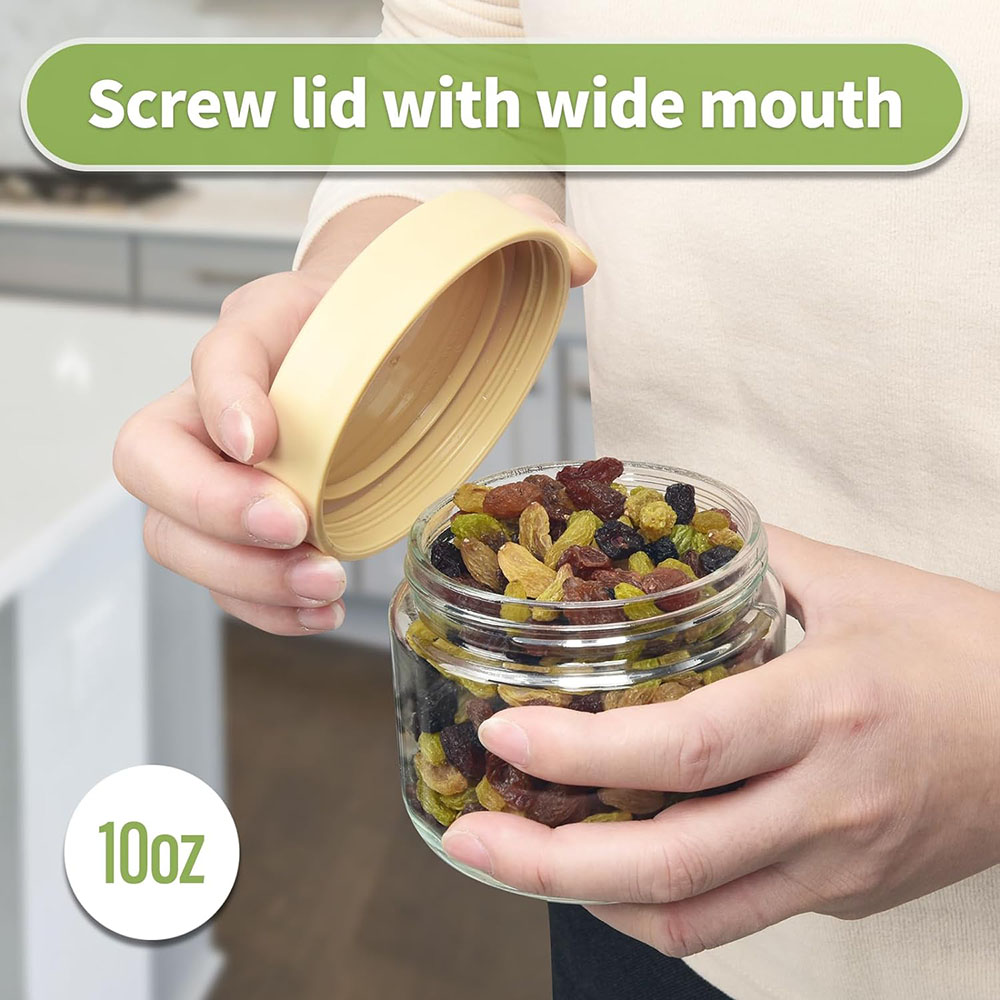 10oz Glass Overnight Oats Jars - Meal Prep Yogurt Cups recensie en prijs