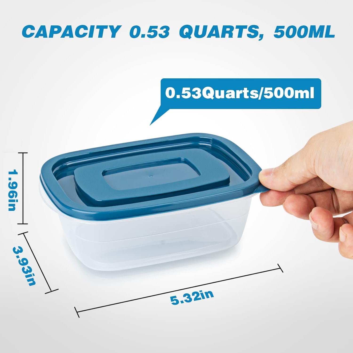 5-Pack BPA-Free Meal Prep Cont - Meal Prep Freezer recensie en prijs
