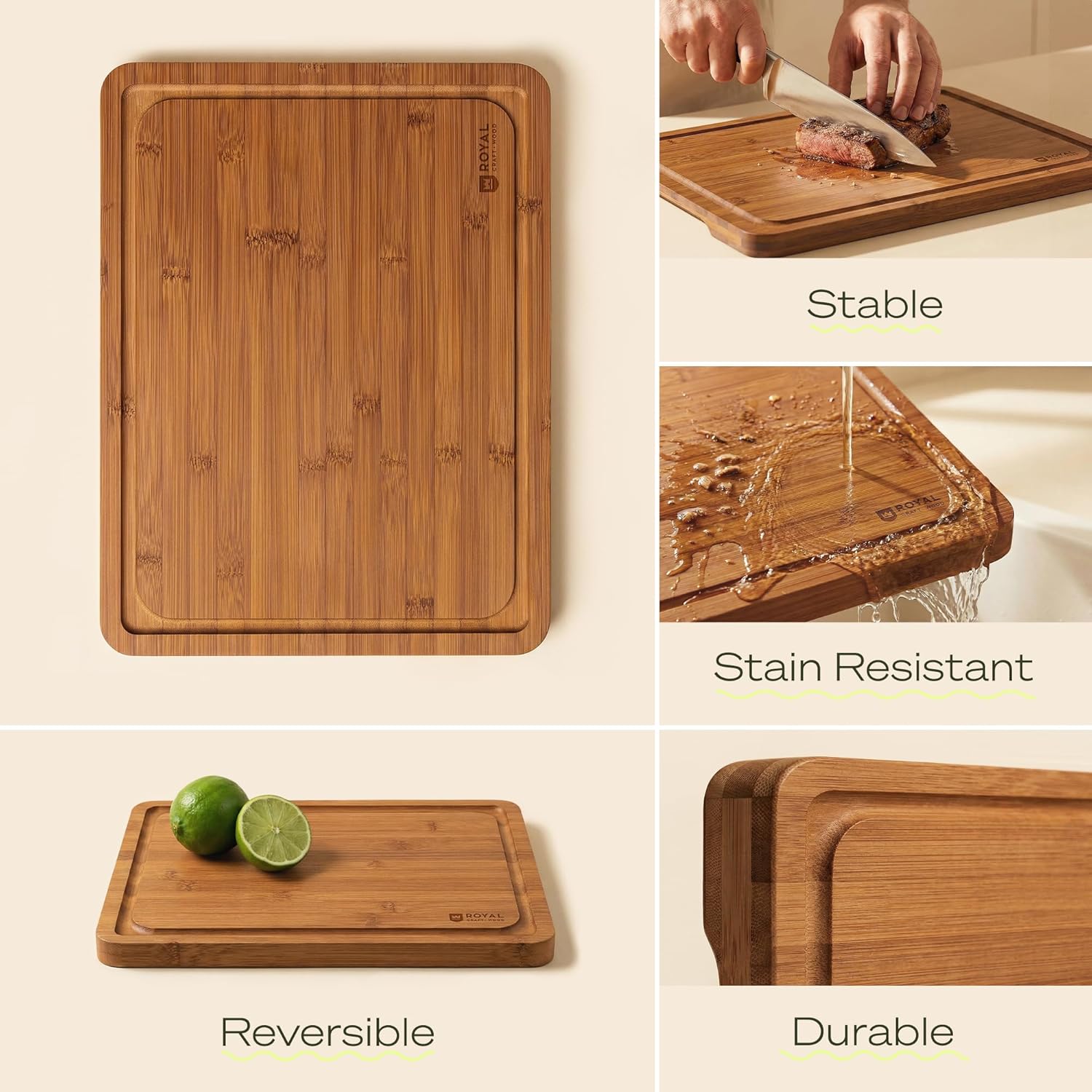 Wooden Cutting Boards for Kitc - Meal Prep Juice recensie en prijs