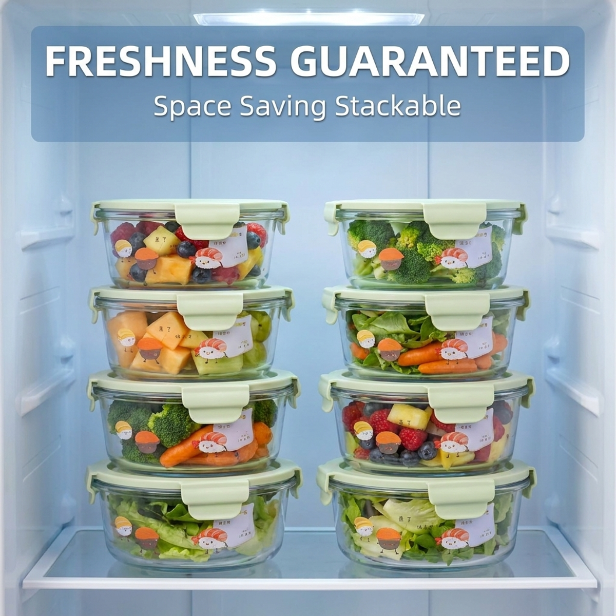 Leakproof Matcha Green Glass L - Meal Prep Glass Containers Oven Safe recensie en prijs