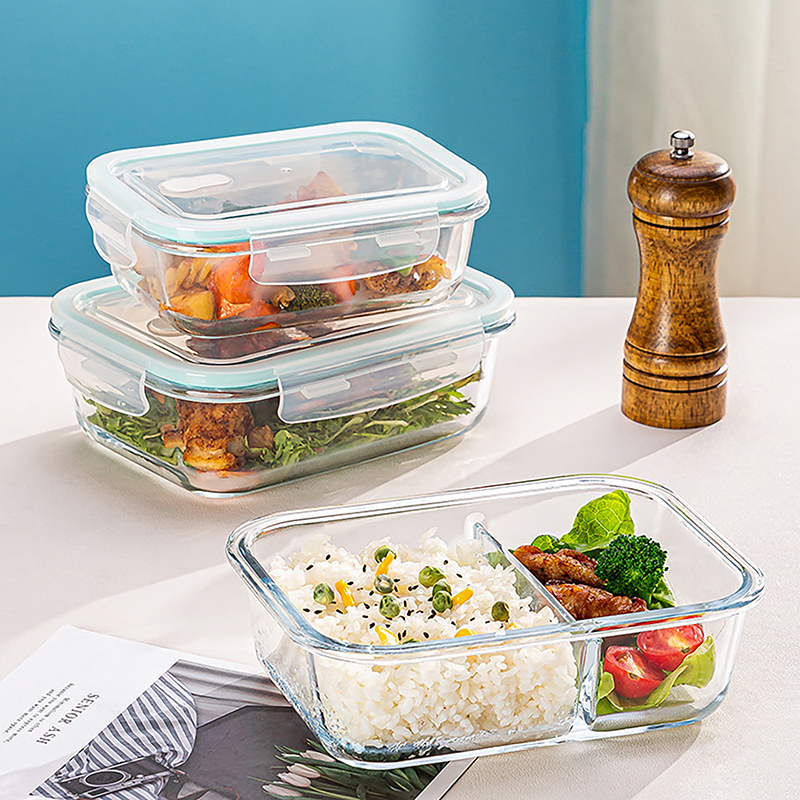 1/2/3 Grids Thickened Leak Pro - Meal Prep Glass Containers Oven Safe recensie en prijs