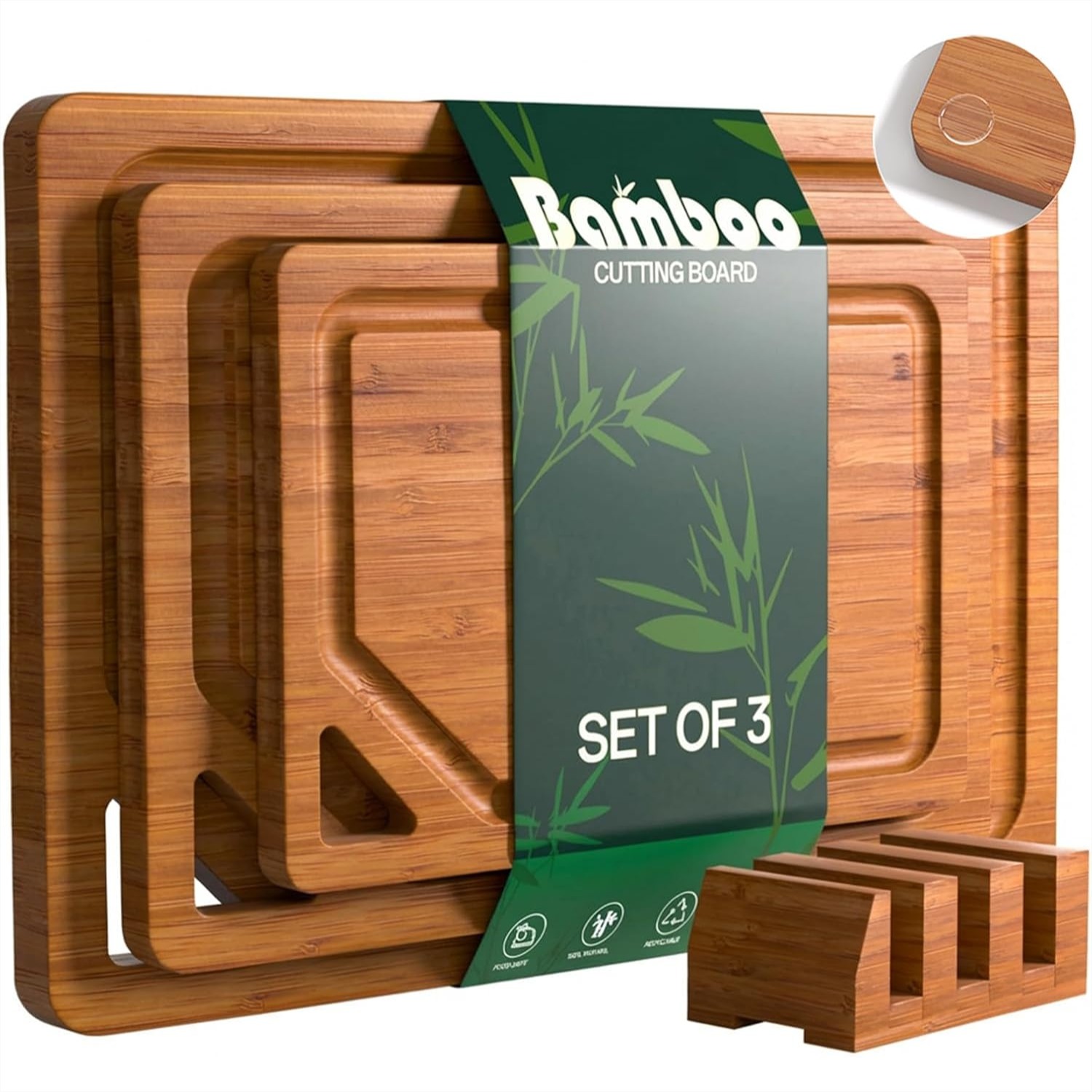 Bamboo Cutting Boards for Kitc - Meal Prep Juice recensie en prijs