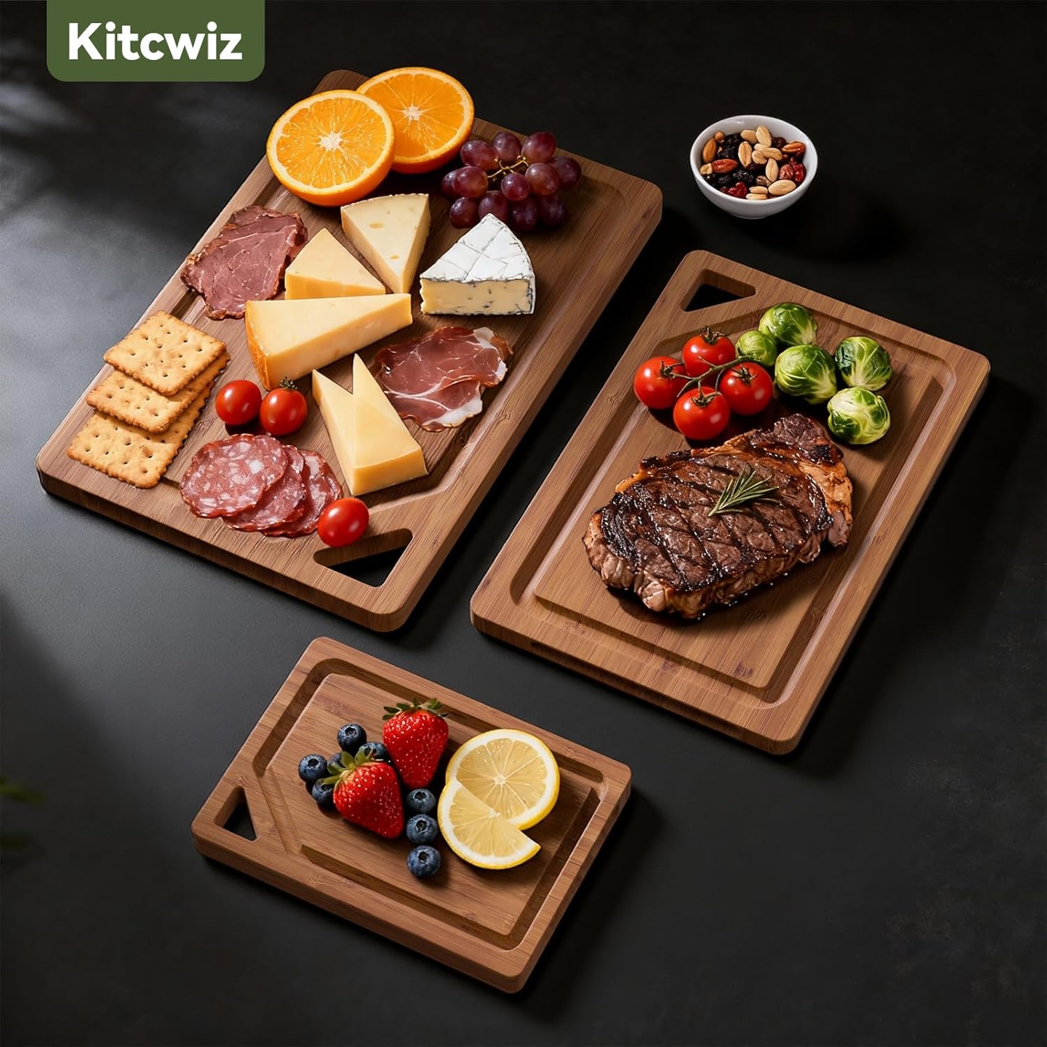 Bamboo Cutting Boards for Kitc - Meal Prep Juice recensie en prijs